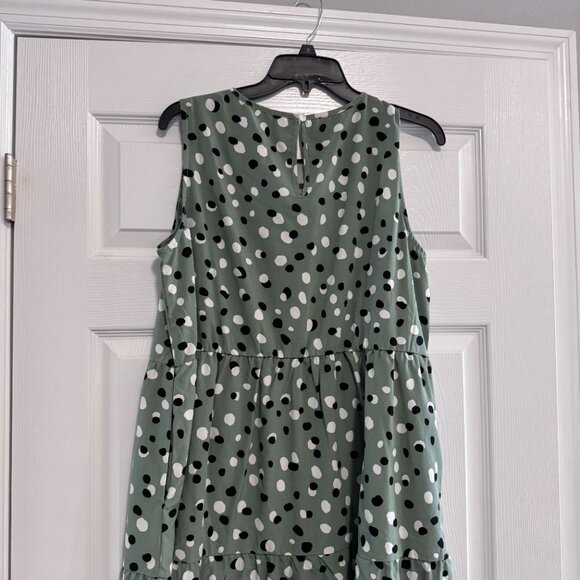 ECOWISH Women Dresses Sleeveless Summer Casual Sundress A Line Loose Swing - Picture 7 of 7